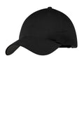 Custom Black Unstructured Cotton/Poly Twill Cap NKFB6449, personalized by SanCanDo Swag in Argyle, TX