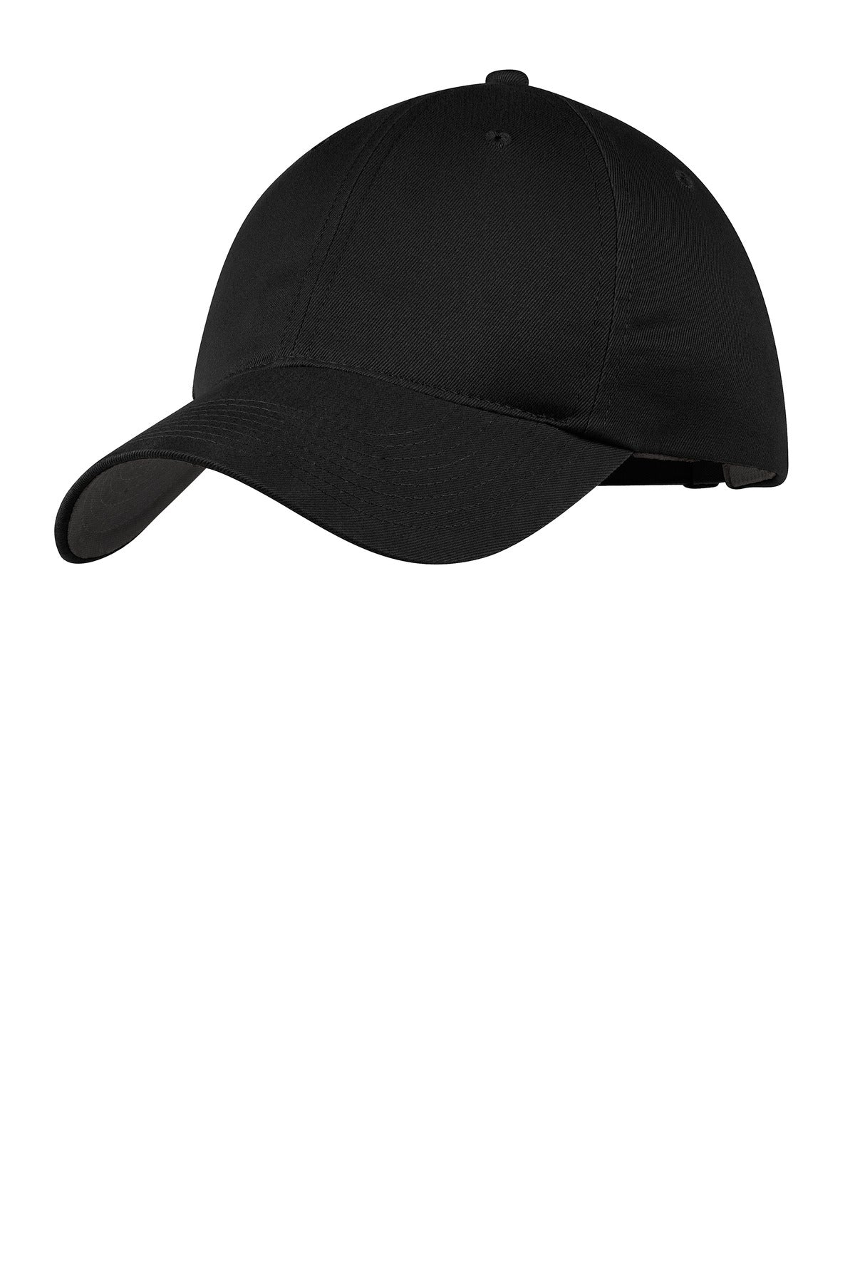Custom Black Unstructured Cotton/Poly Twill Cap NKFB6449, personalized by SanCanDo Swag in Argyle, TX