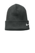 Custom Anthracite Team Cuffed Beanie NKFB6539, personalized by SanCanDo Swag in Argyle, TX