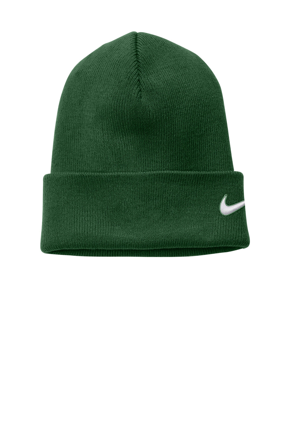 Custom Gorge Green Team Cuffed Beanie NKFB6539, personalized by SanCanDo Swag in Argyle, TX