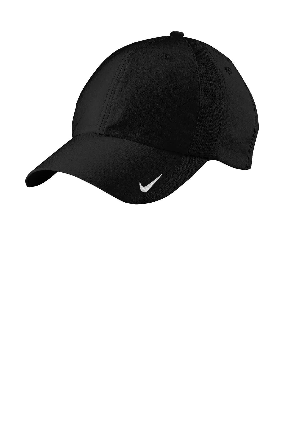 Custom Black Sphere Performance Cap NKFD9709, personalized by SanCanDo Swag in Argyle, TX