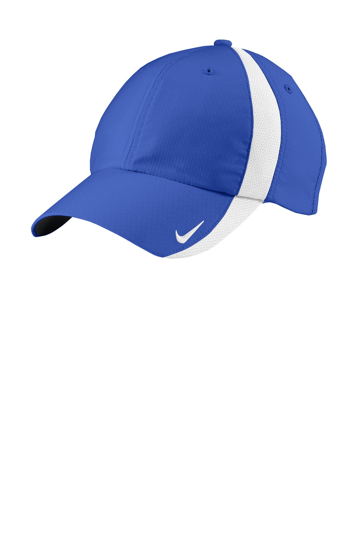 Custom Game Royal/ White Sphere Performance Cap NKFD9709, personalized by SanCanDo Swag in Argyle, TX