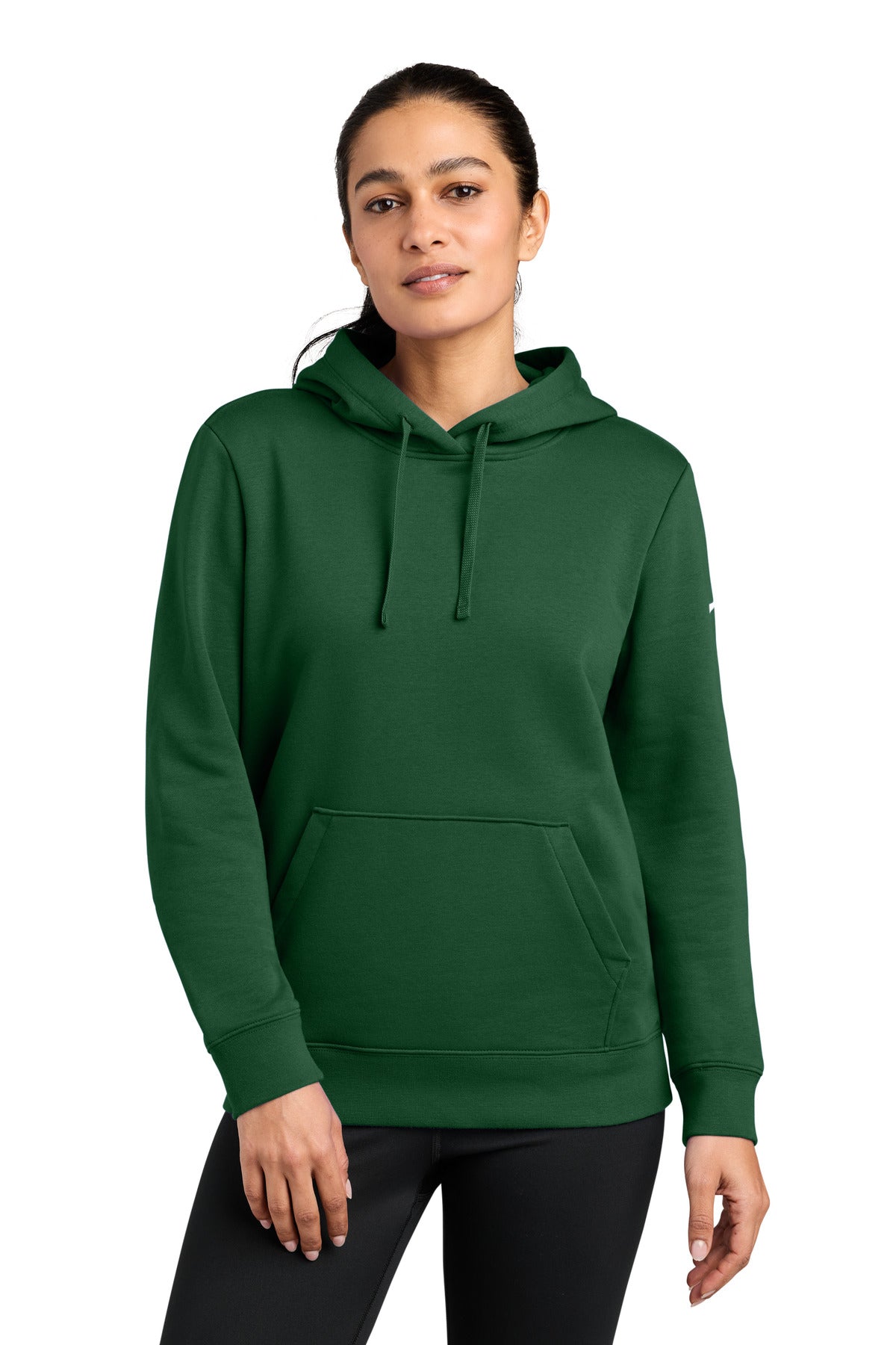 Custom Gorge Green Club Fleece Sleeve Swoosh Pullover Hoodie NKFD9889, personalized by SanCanDo Swag in Argyle, TX