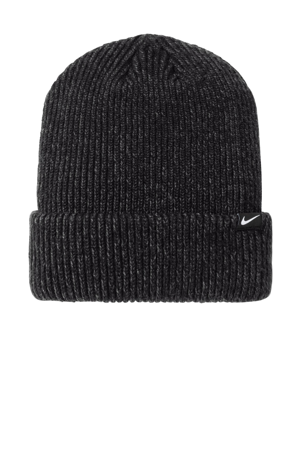 Custom Black Heather Terra Beanie NKFN6310, personalized by SanCanDo Swag in Argyle, TX