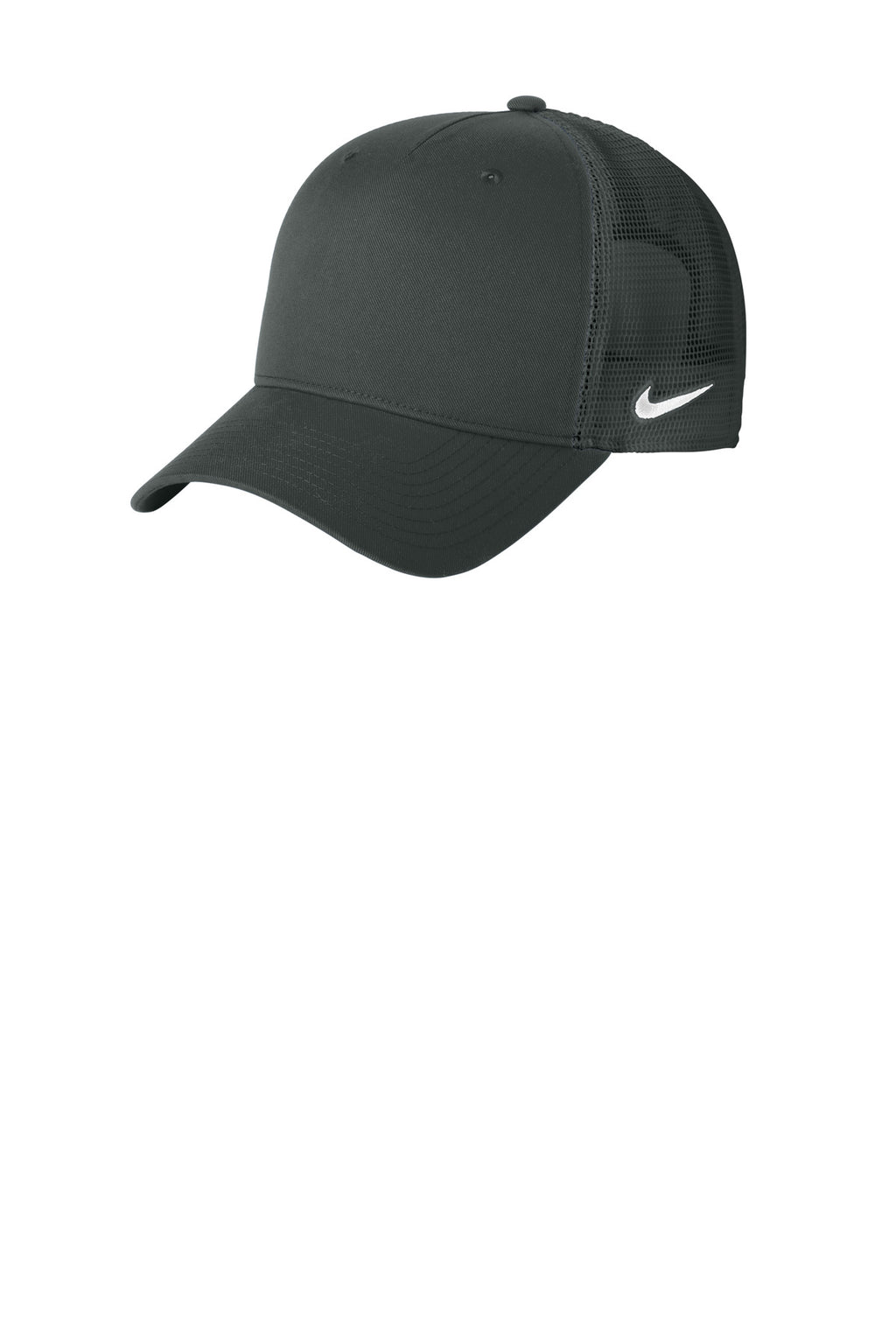 Custom Anthracite/ Anthracite Snapback Mesh Trucker Cap NKFN9893, personalized by SanCanDo Swag in Argyle, TX