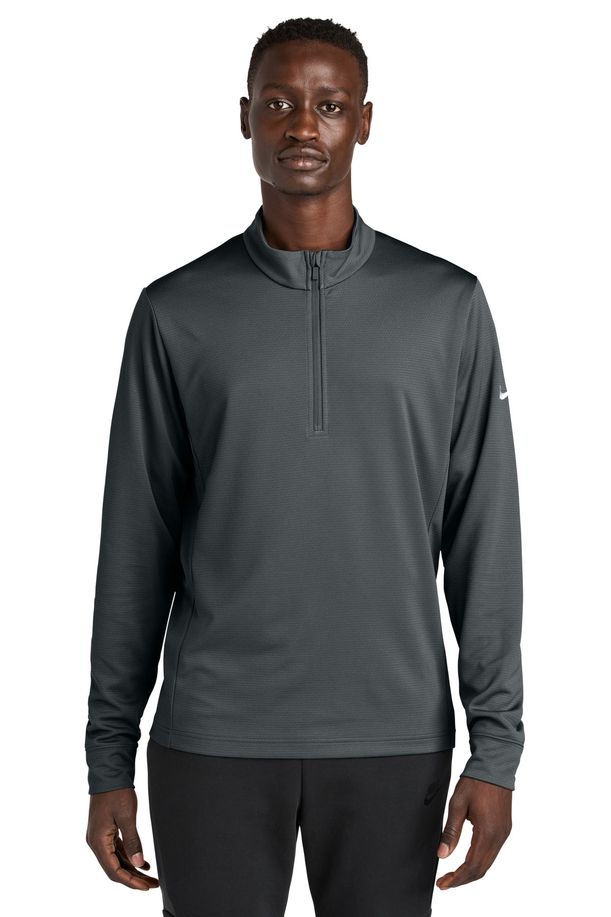 Custom Anthracite Essential 1/2-Zip Cover-Up NKHM8036, personalized by SanCanDo Swag in Argyle, TX