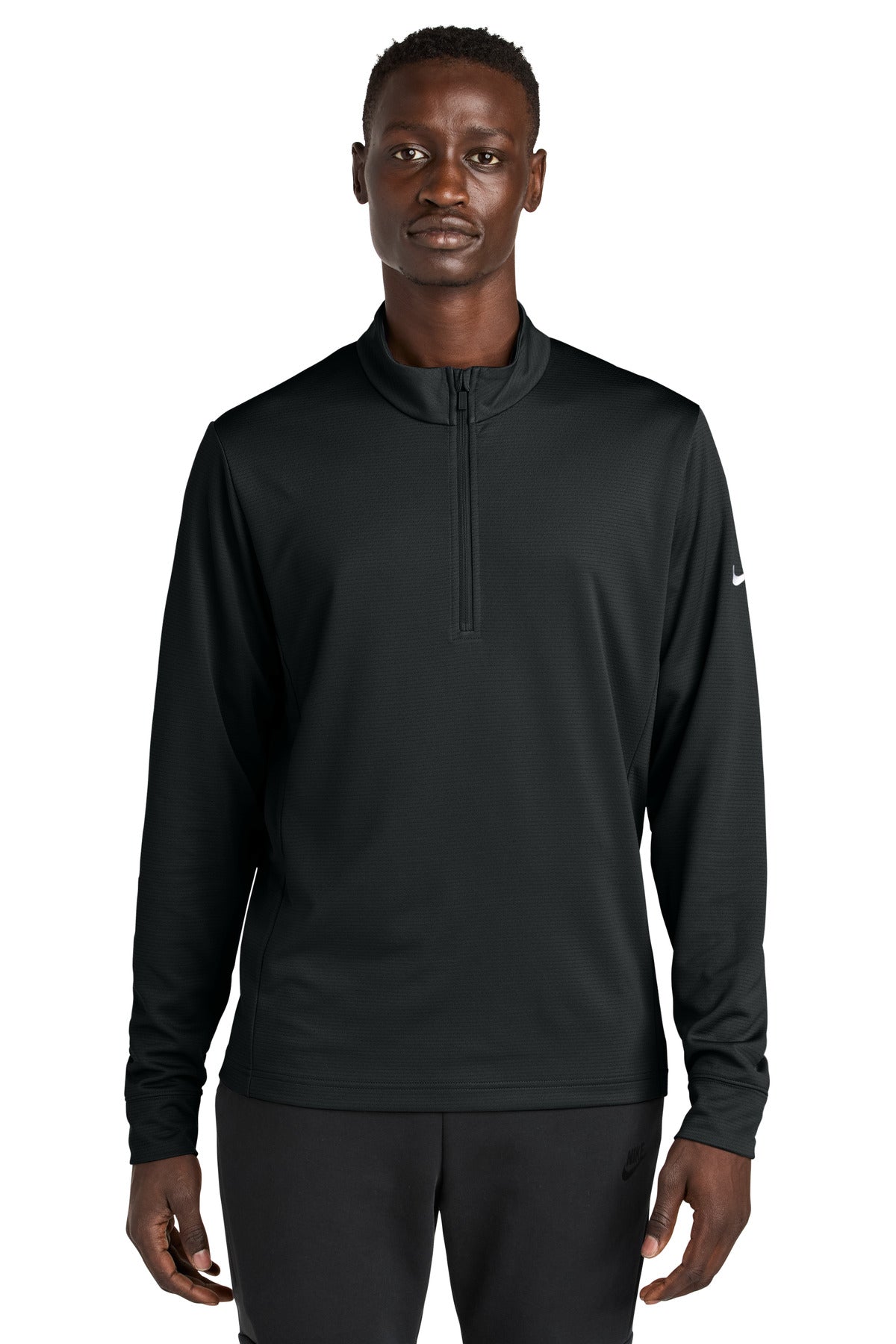 Custom Black Essential 1/2-Zip Cover-Up NKHM8036, personalized by SanCanDo Swag in Argyle, TX