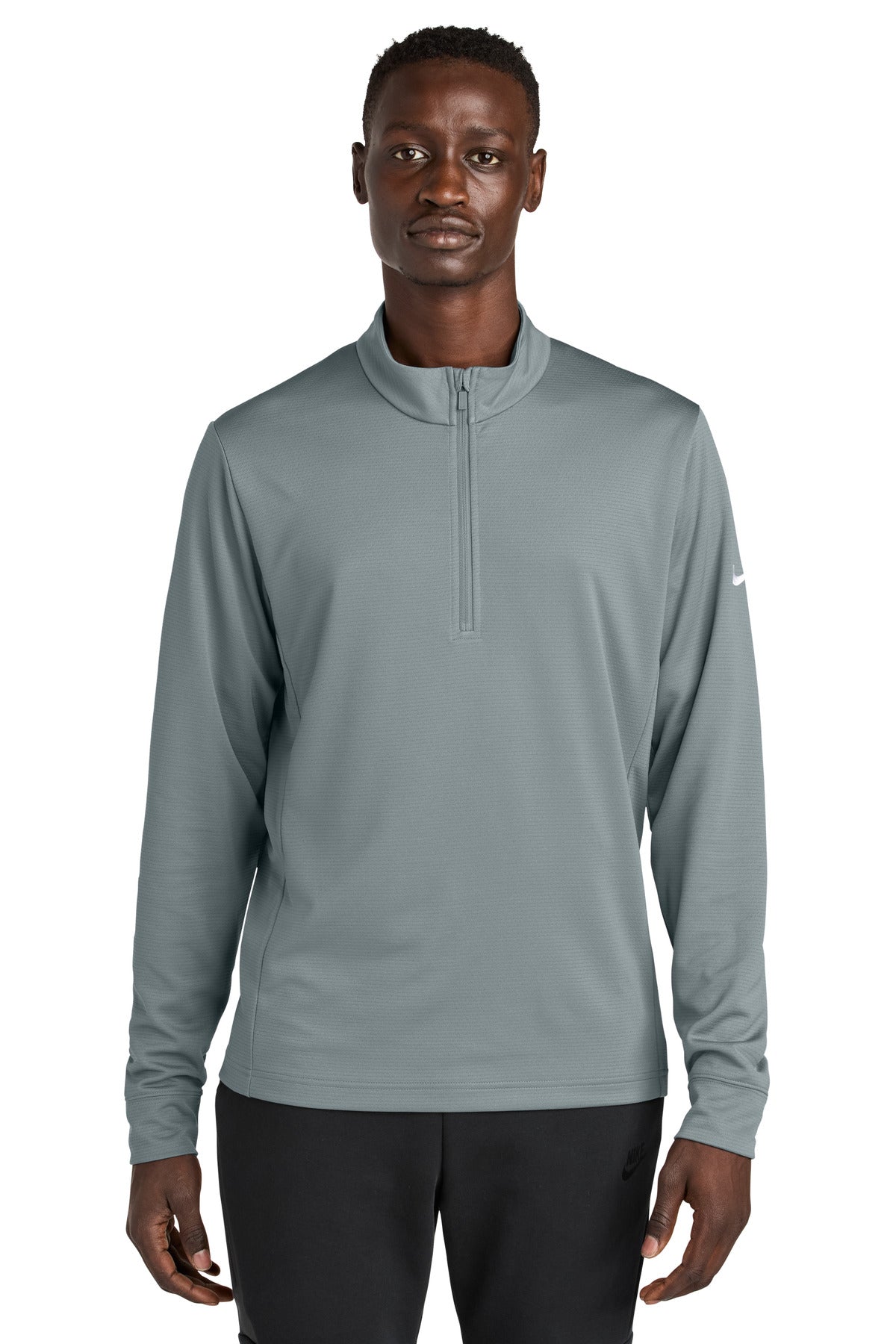 Custom Cool Grey Essential 1/2-Zip Cover-Up NKHM8036, personalized by SanCanDo Swag in Argyle, TX