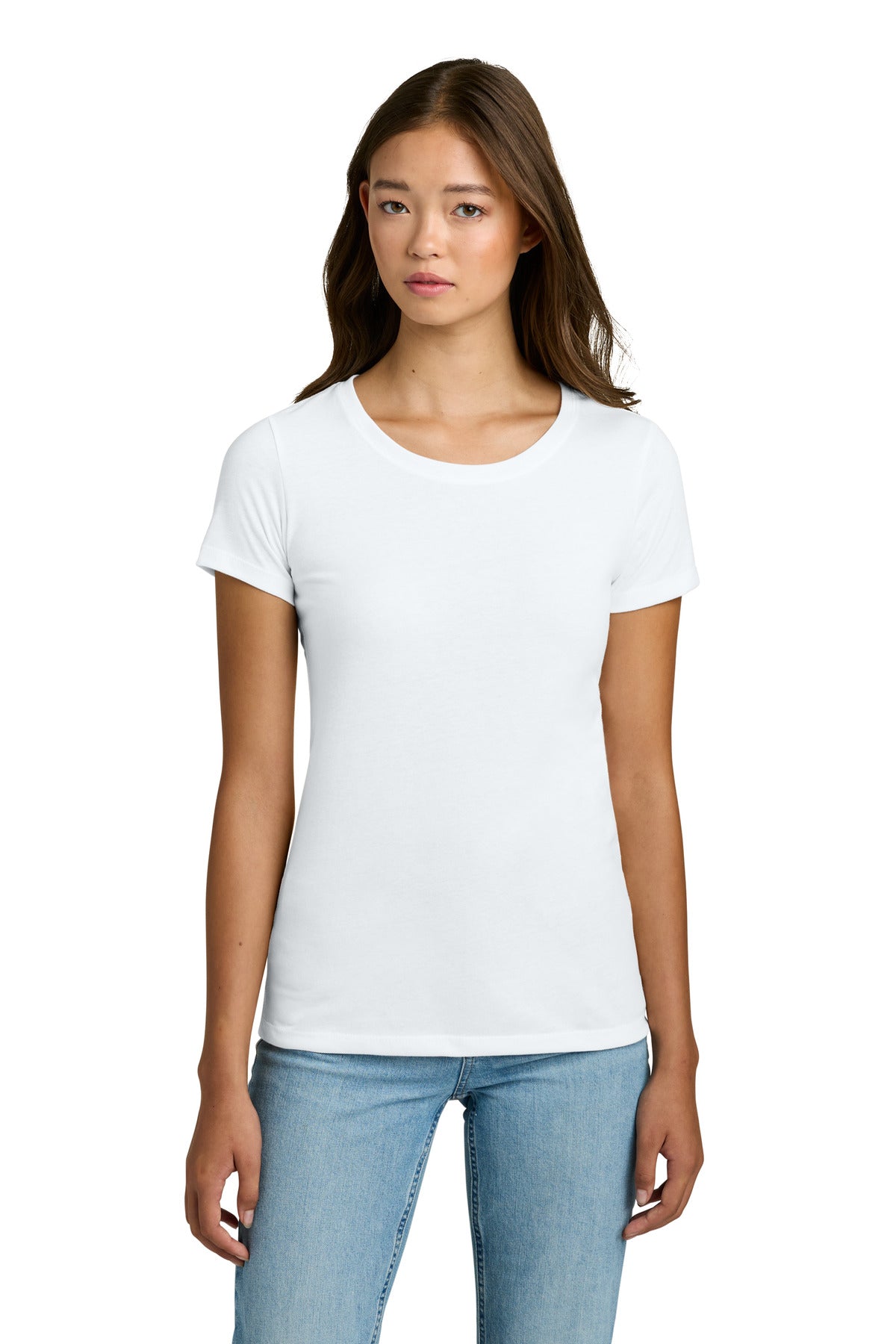 Custom White Women's Ideal Tee NL1510, personalized by SanCanDo Swag in Argyle, TX
