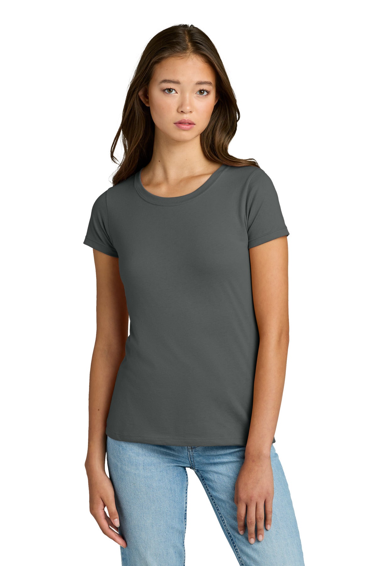 Custom Dark Gray Women's Ideal Tee NL1510, personalized by SanCanDo Swag in Argyle, TX