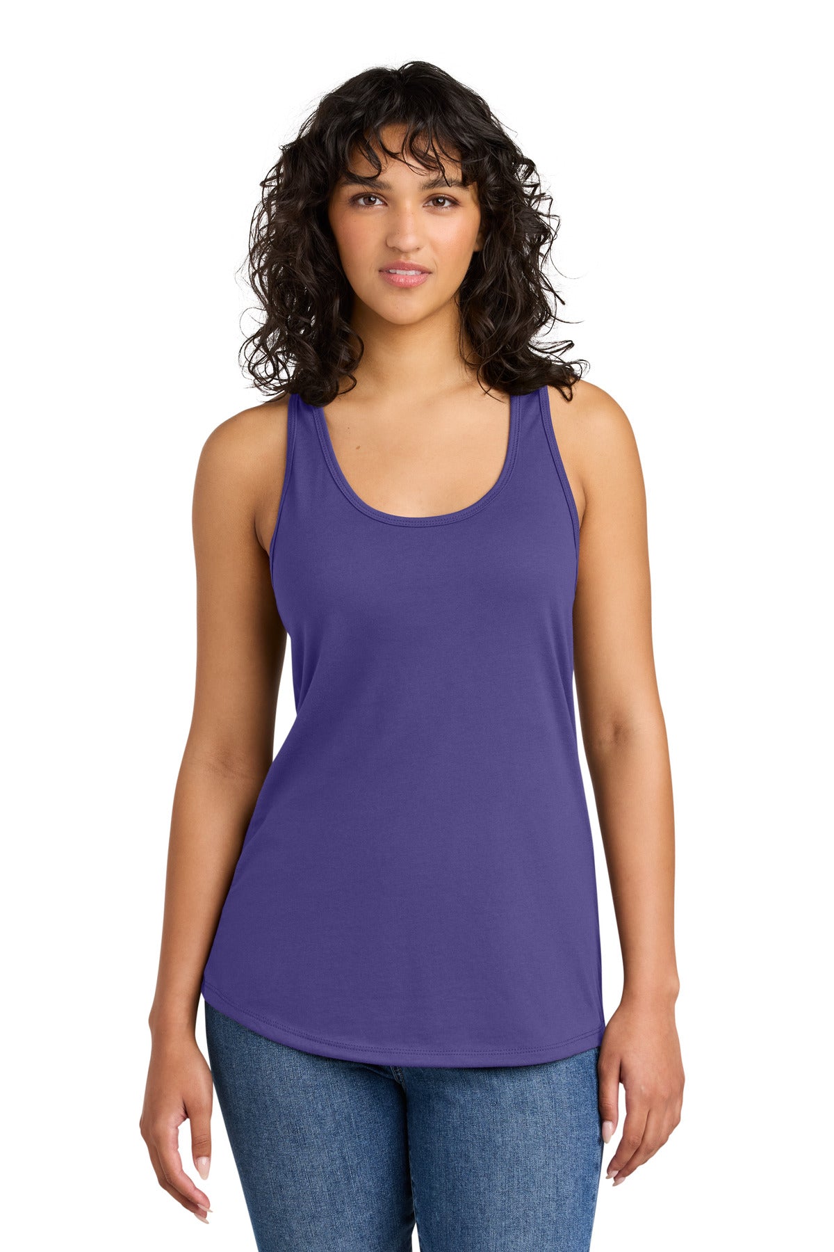 Custom Purple Rush Women's Ideal Racerback Tank NL1533, personalized by SanCanDo Swag in Argyle, TX