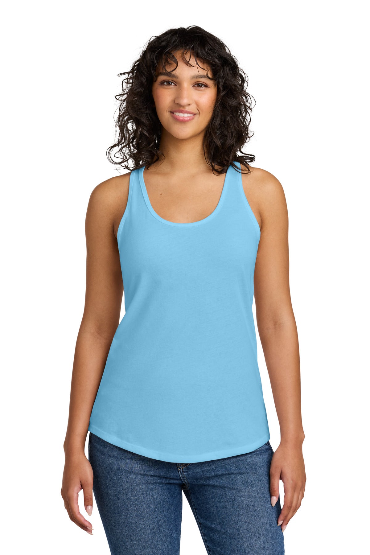 Custom Cancun Women's Ideal Racerback Tank NL1533, personalized by SanCanDo Swag in Argyle, TX