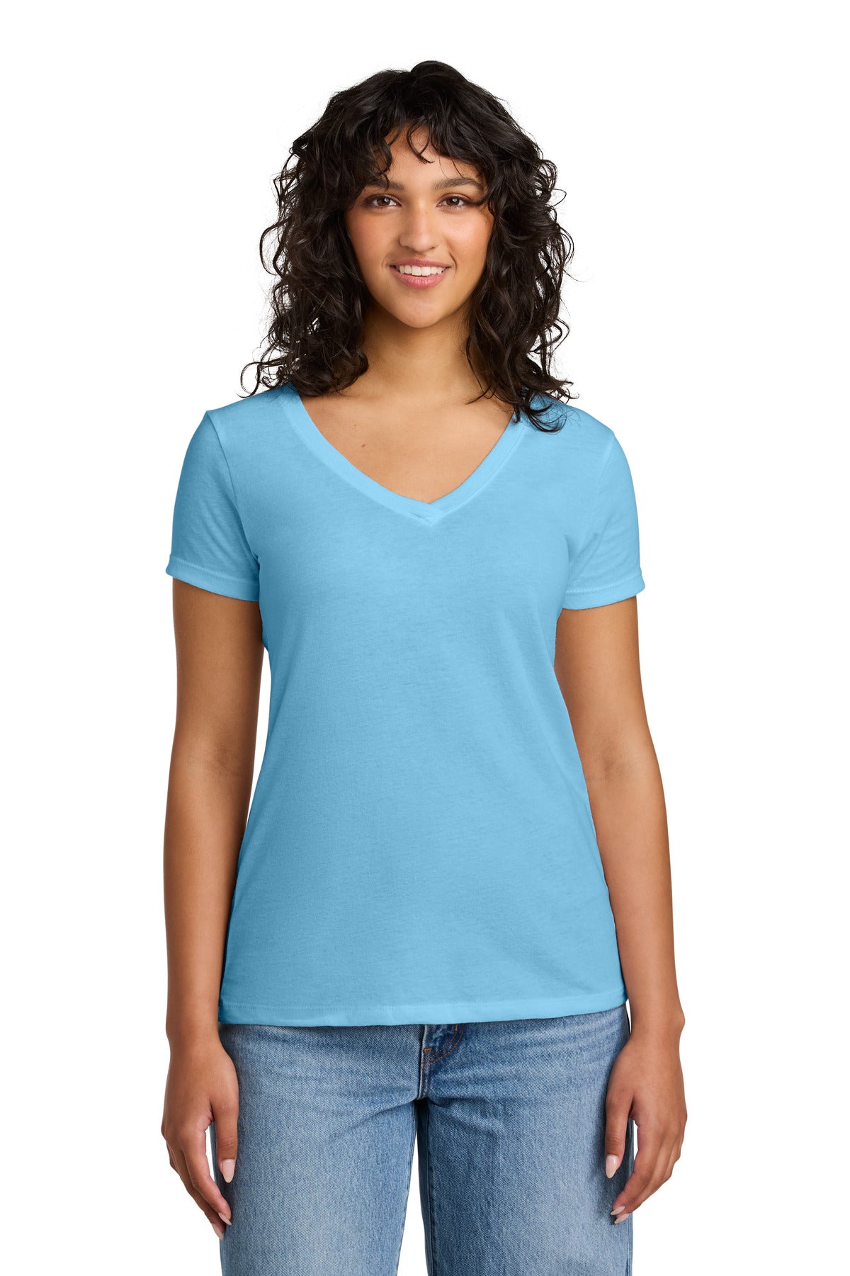 Custom Cancun Women's Ideal V-Neck Tee NL1540, personalized by SanCanDo Swag in Argyle, TX