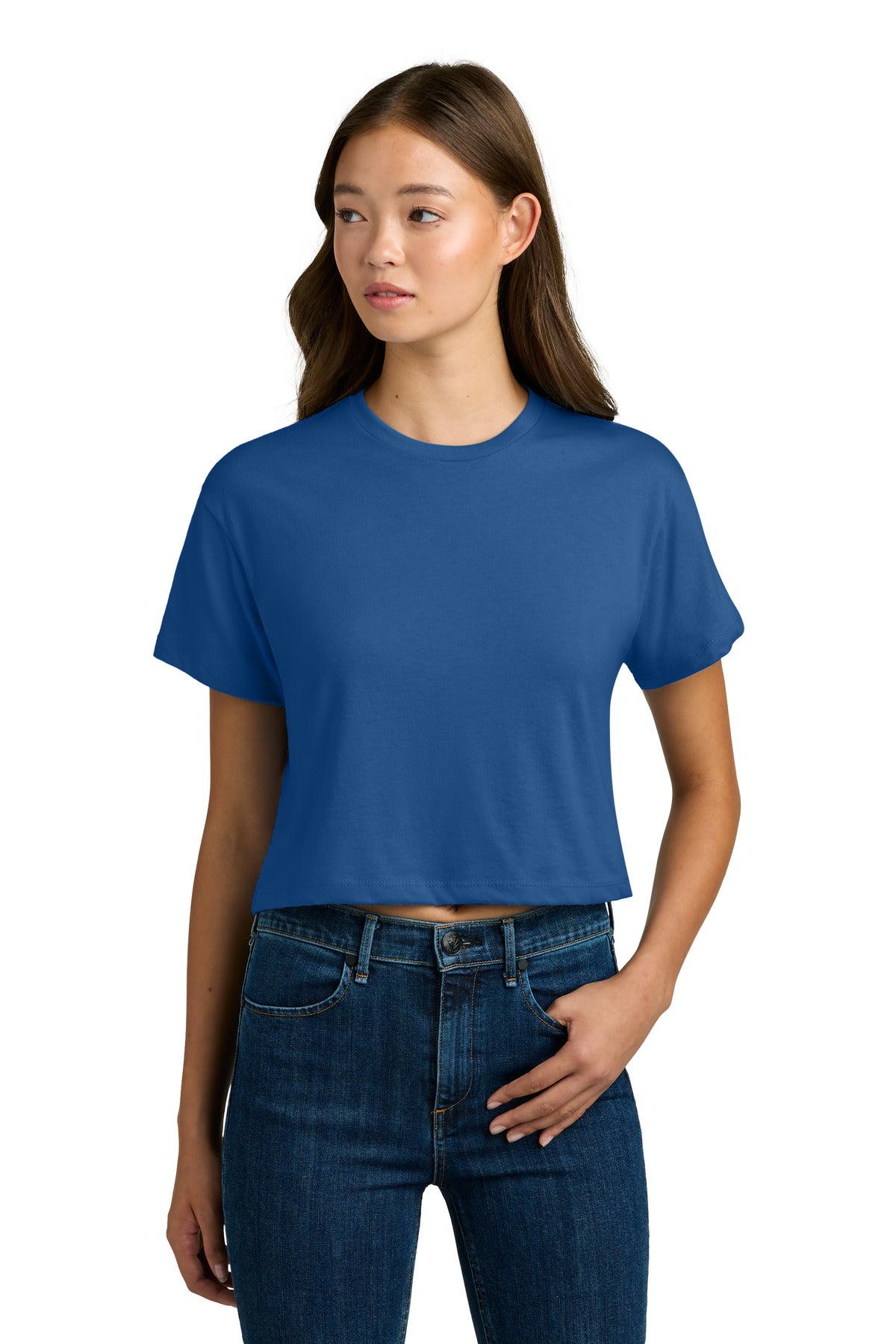 Custom Royal Women's Ideal Crop Top NL1580, personalized by SanCanDo Swag in Argyle, TX