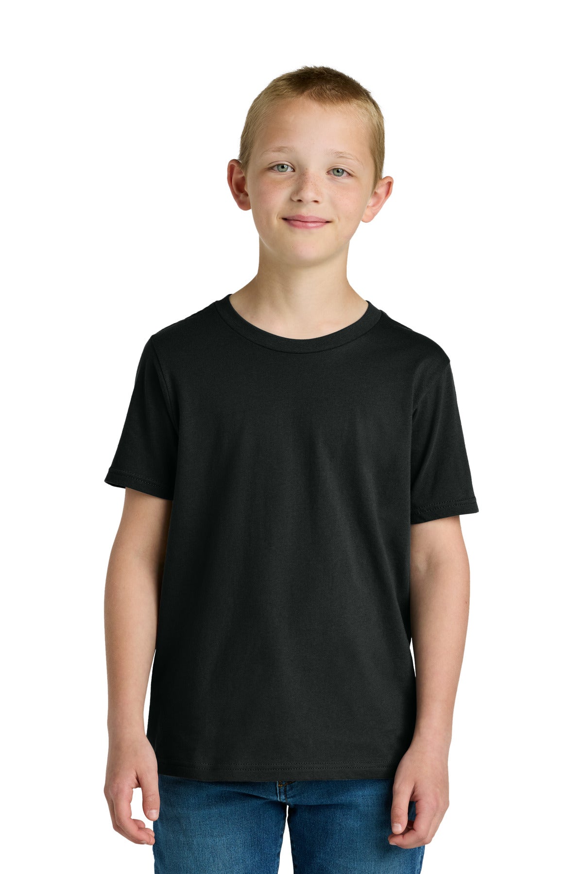 Custom Black Youth Cotton Tee NL3310, personalized by SanCanDo Swag in Argyle, TX