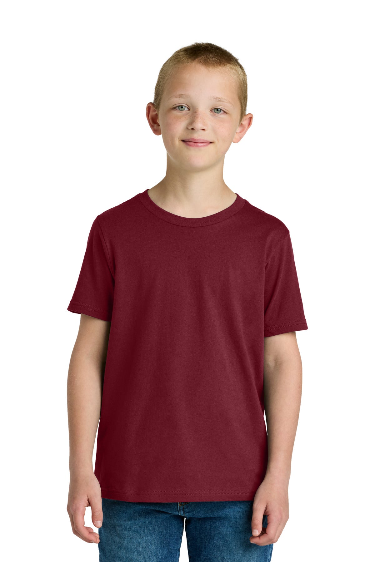 Custom Cardinal Youth Cotton Tee NL3310, personalized by SanCanDo Swag in Argyle, TX