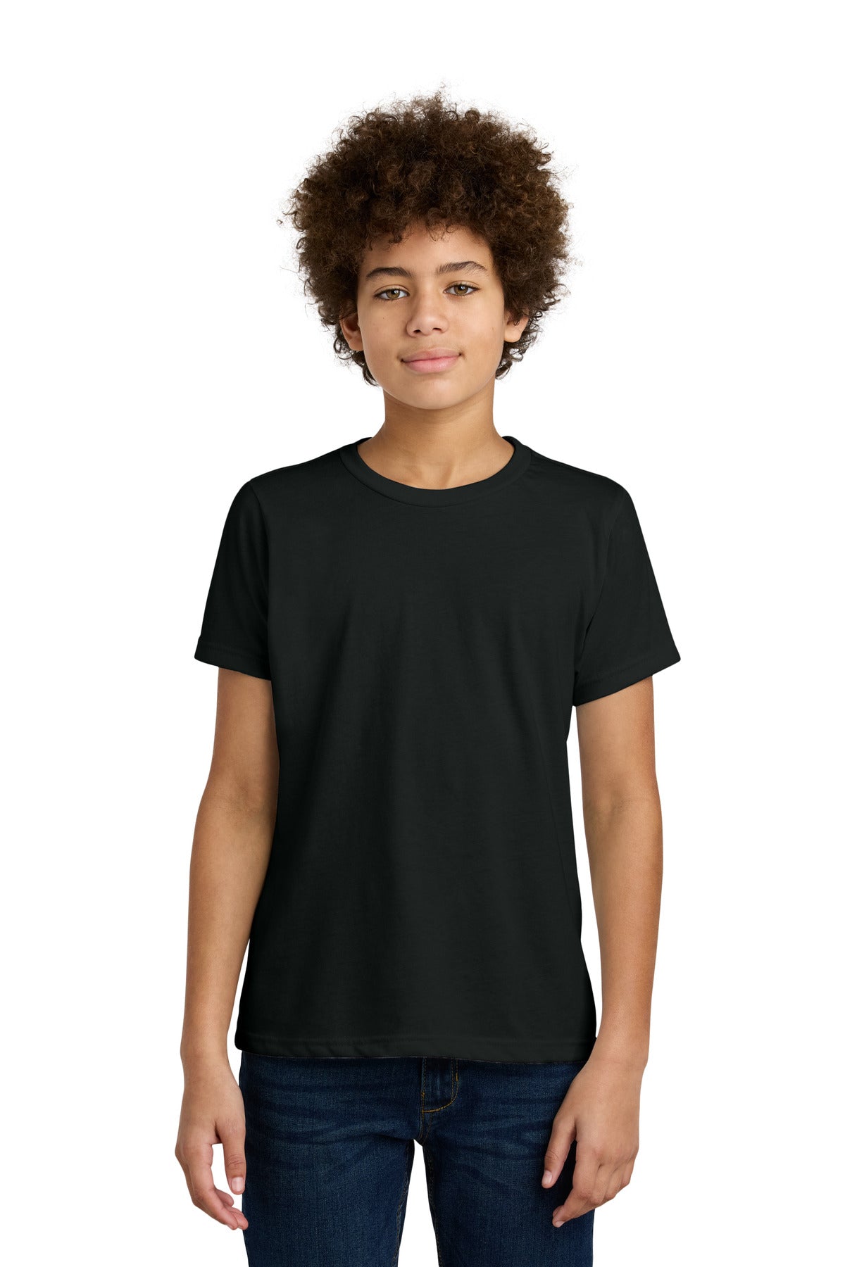 Custom Black Youth CVC Tee NL3312, personalized by SanCanDo Swag in Argyle, TX