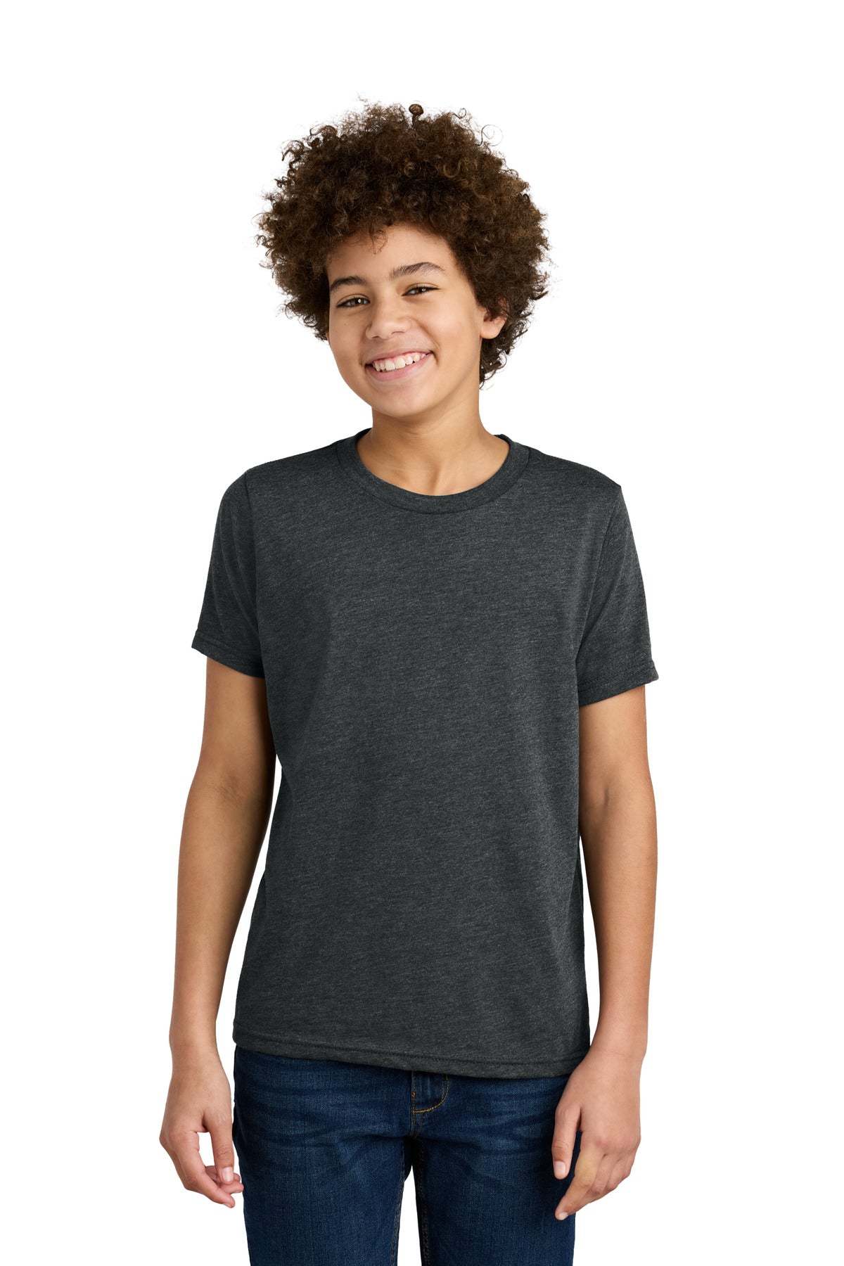 Custom Charcoal Youth CVC Tee NL3312, personalized by SanCanDo Swag in Argyle, TX