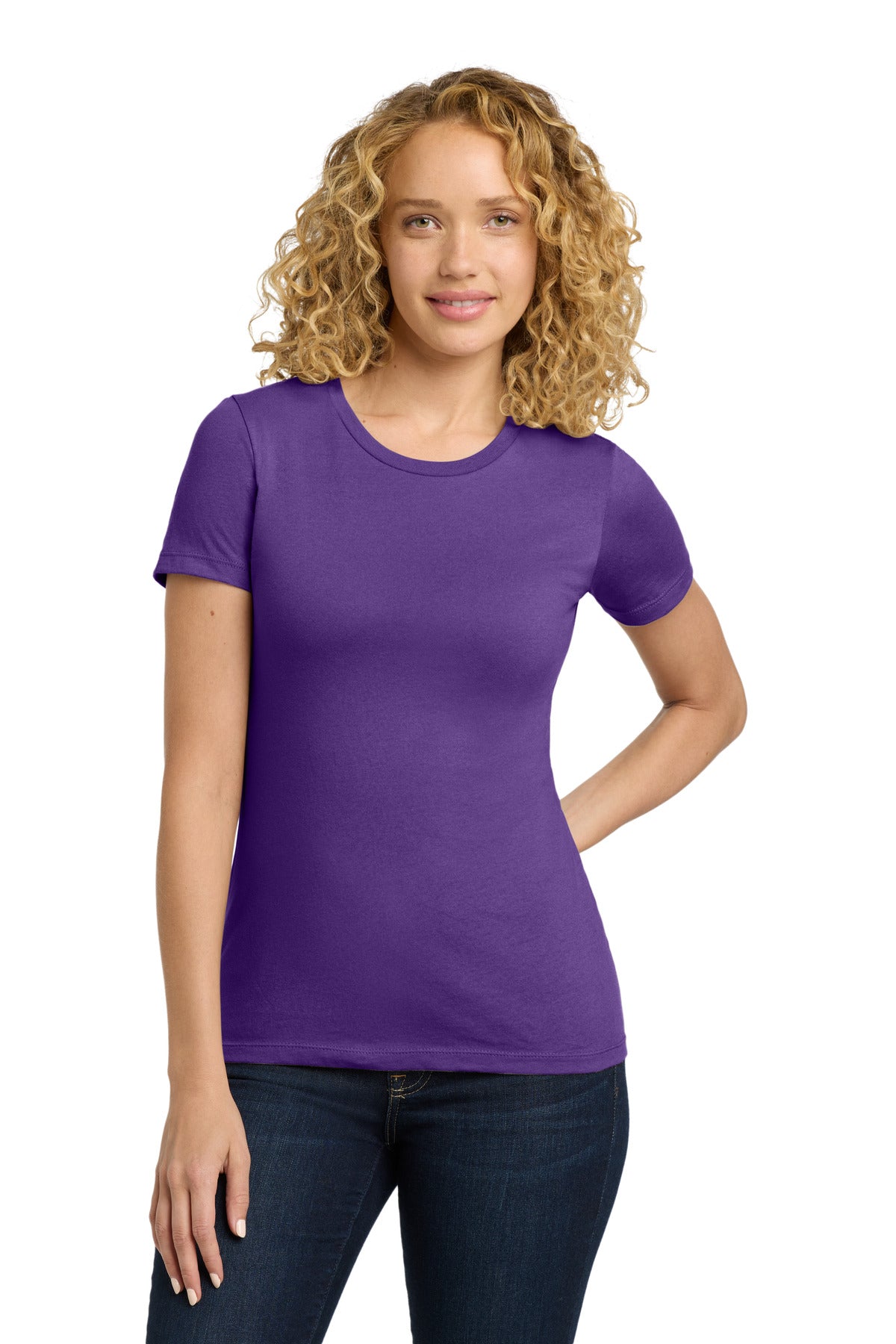 Custom Purple Rush Women's Cotton Tee NL3900, personalized by SanCanDo Swag in Argyle, TX