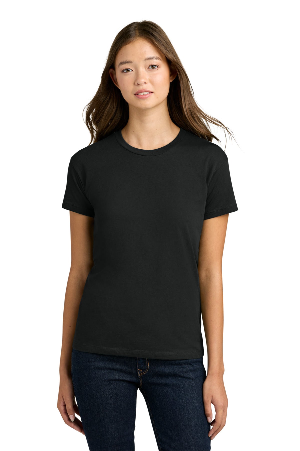 Custom Black Women's Cotton Relaxed Tee NL3910, personalized by SanCanDo Swag in Argyle, TX