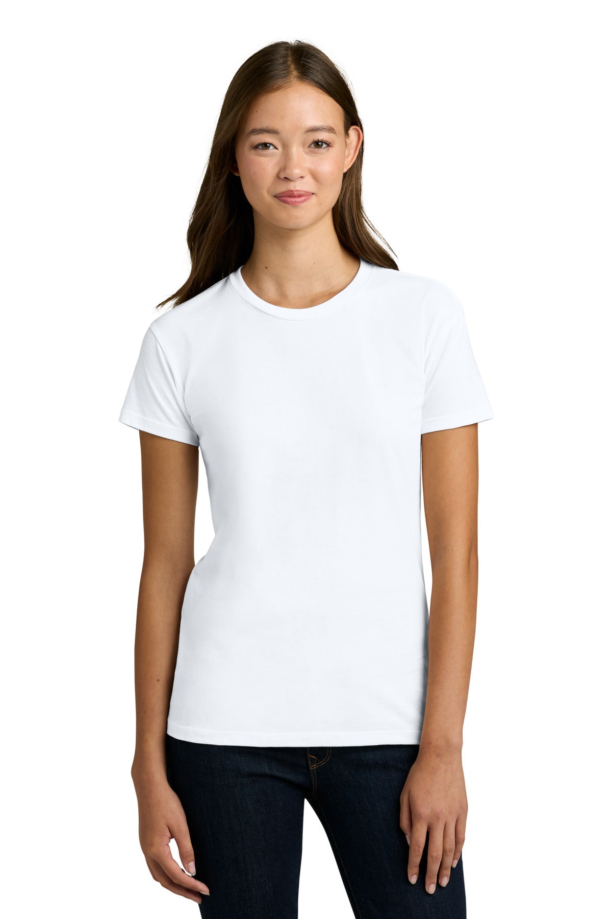 Custom White Women's Cotton Relaxed Tee NL3910, personalized by SanCanDo Swag in Argyle, TX