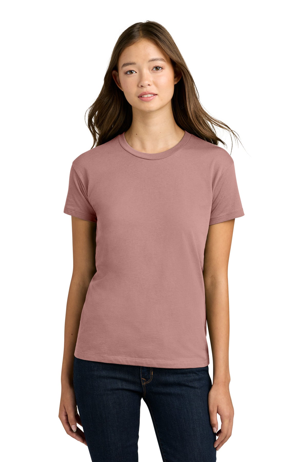 Custom Desert Pink Women's Cotton Relaxed Tee NL3910, personalized by SanCanDo Swag in Argyle, TX