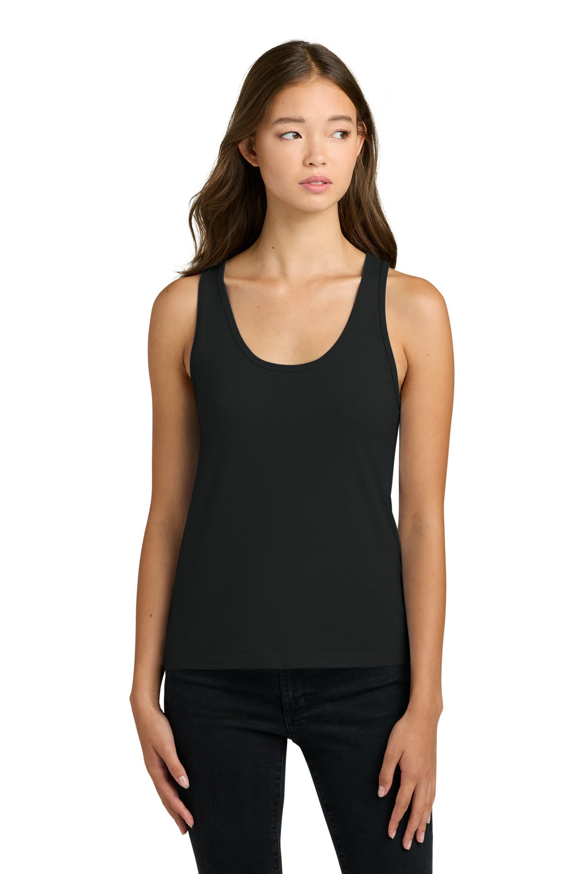 Custom Black Women's Cotton Tank NL3933, personalized by SanCanDo Swag in Argyle, TX