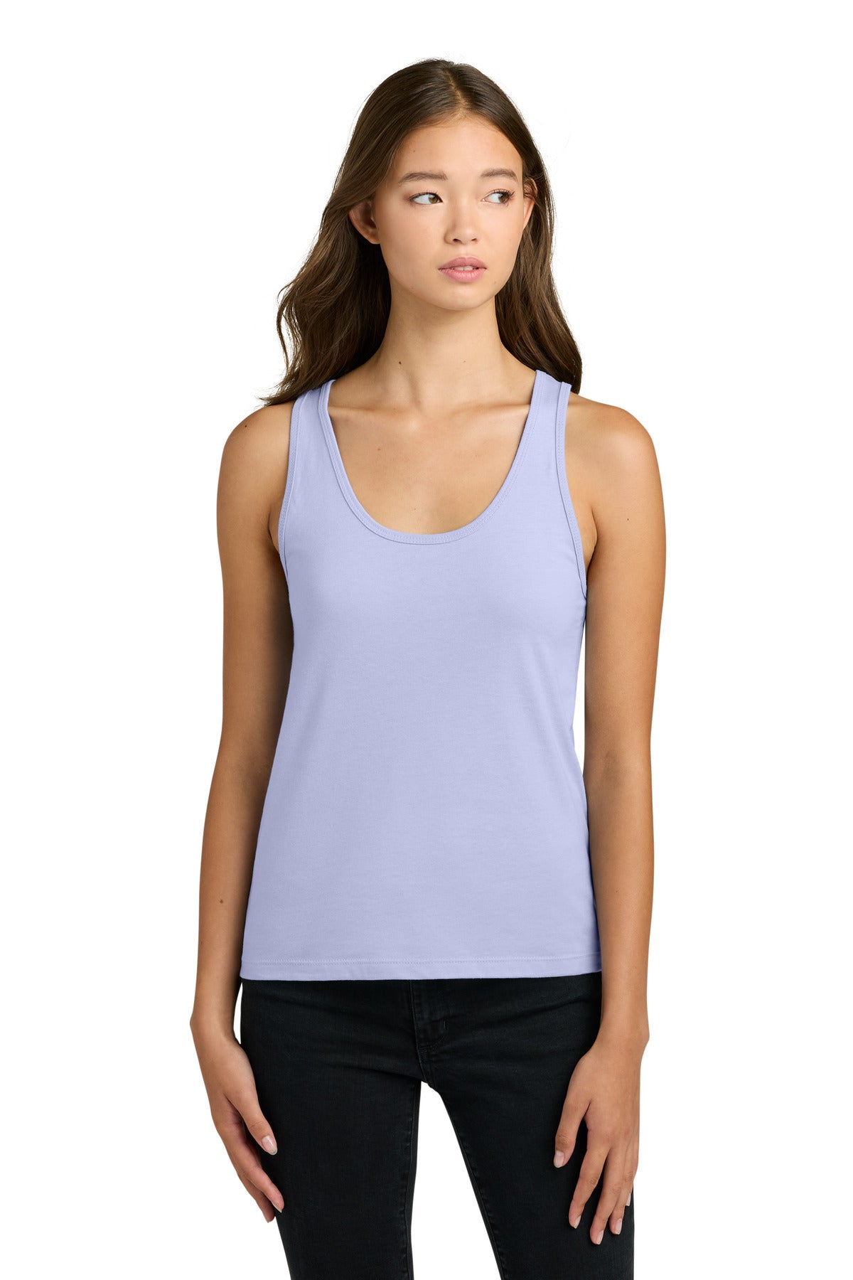 Custom Lavender Women's Cotton Tank NL3933, personalized by SanCanDo Swag in Argyle, TX