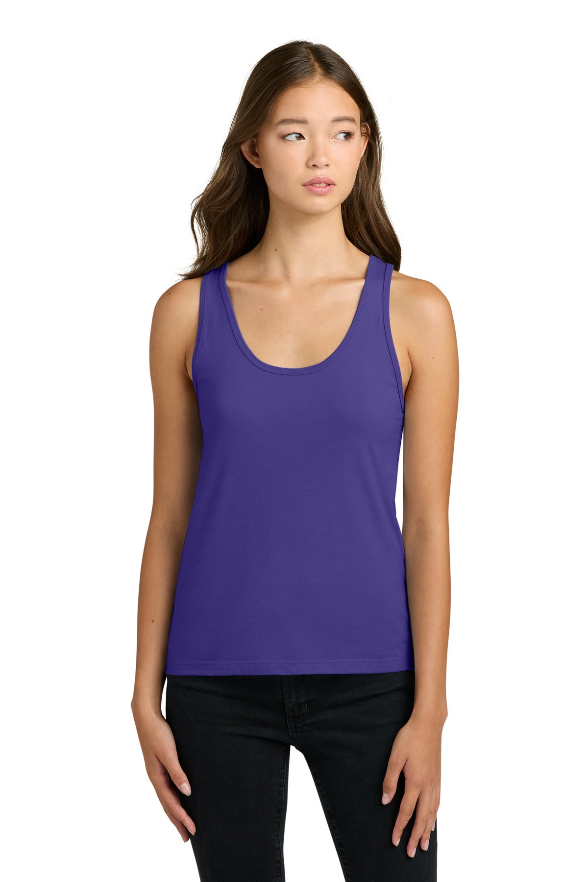 Custom Purple Rush Women's Cotton Tank NL3933, personalized by SanCanDo Swag in Argyle, TX