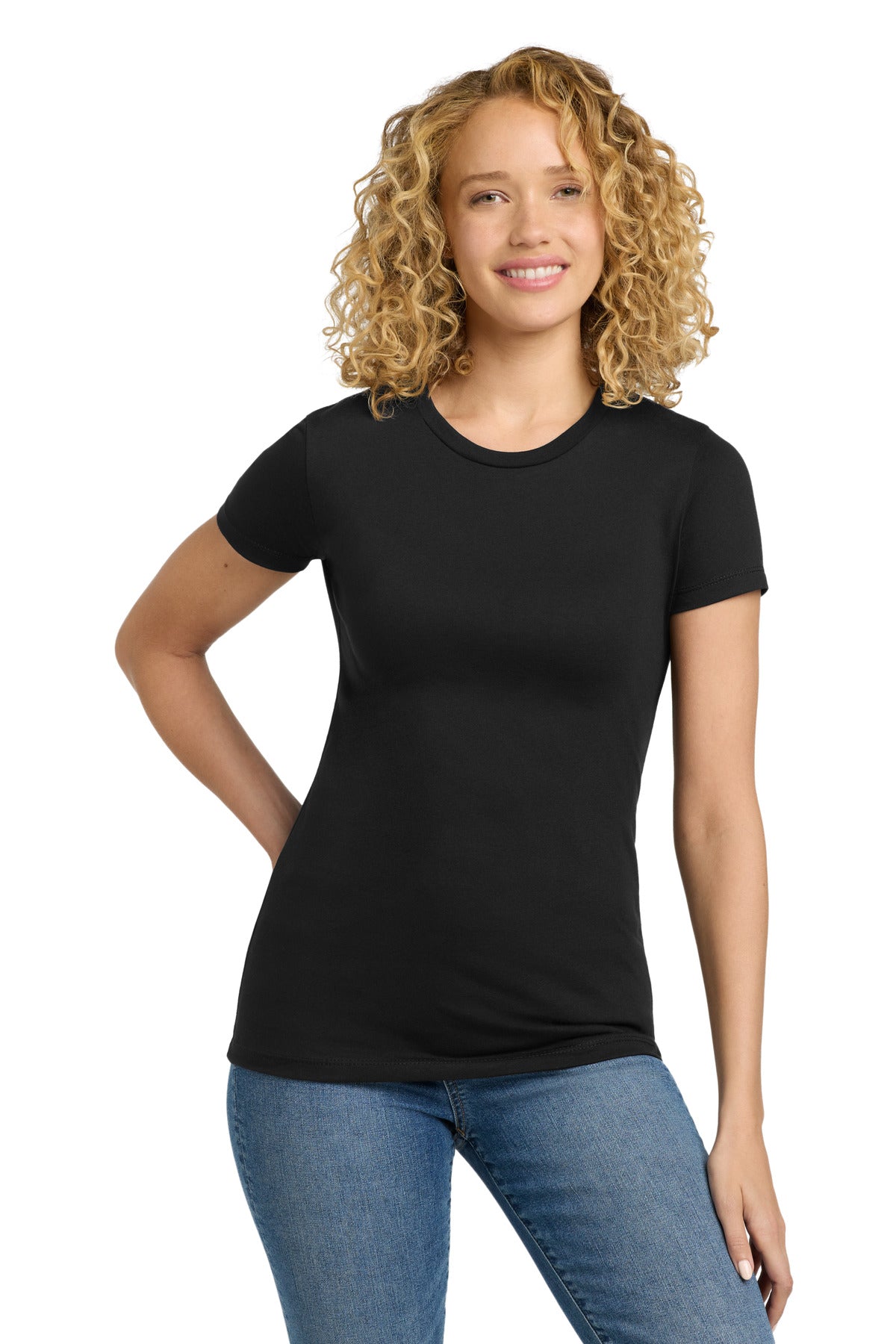 Custom Black Women's CVC Tee NL6610, personalized by SanCanDo Swag in Argyle, TX