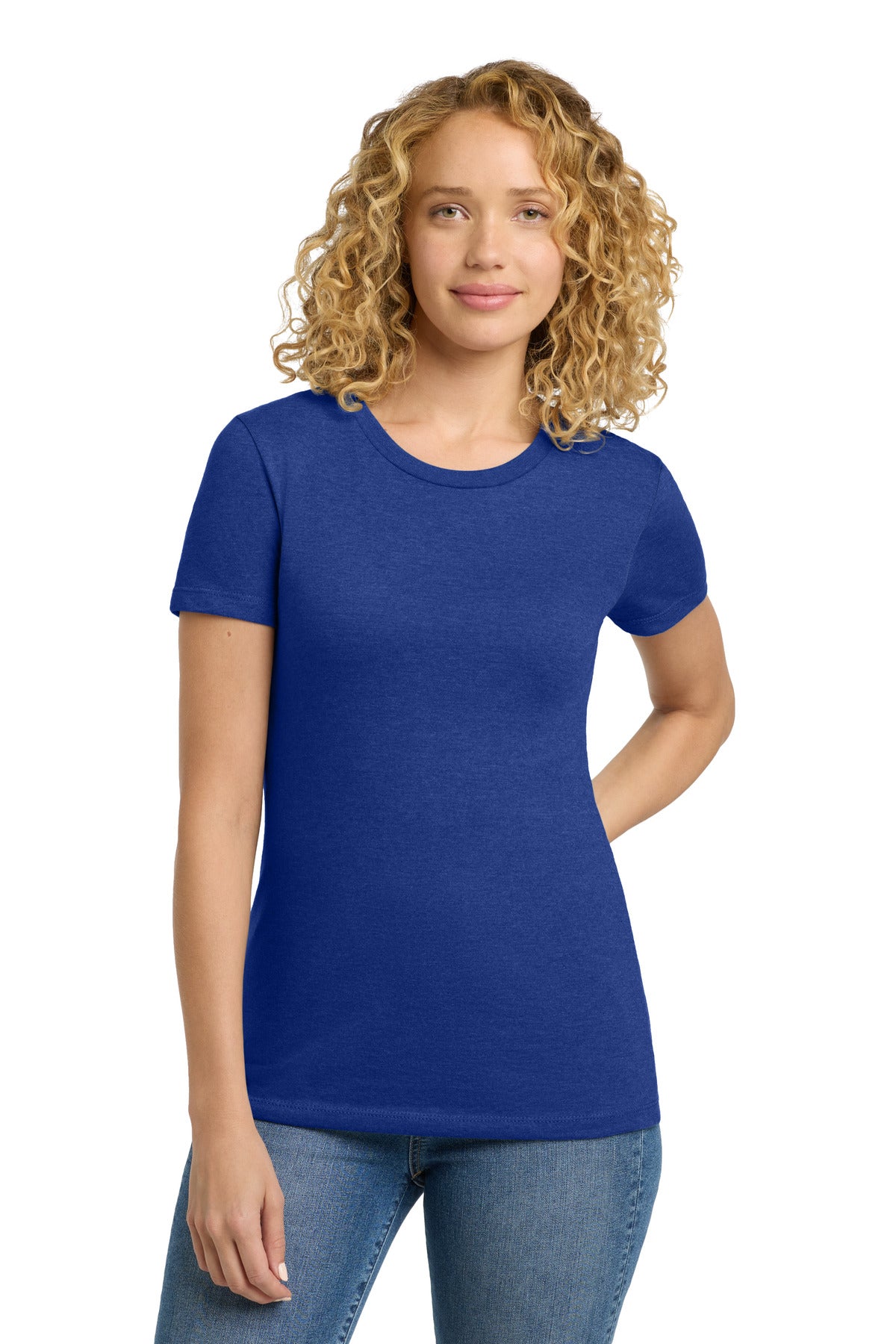 Custom Royal Women's CVC Tee NL6610, personalized by SanCanDo Swag in Argyle, TX