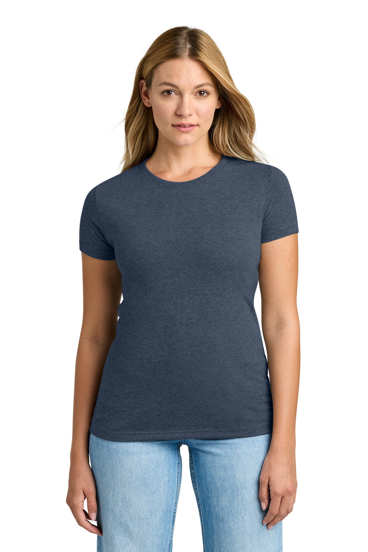 Custom Vintage Navy Women's Tri-Blend Tee NL6710, personalized by SanCanDo Swag in Argyle, TX