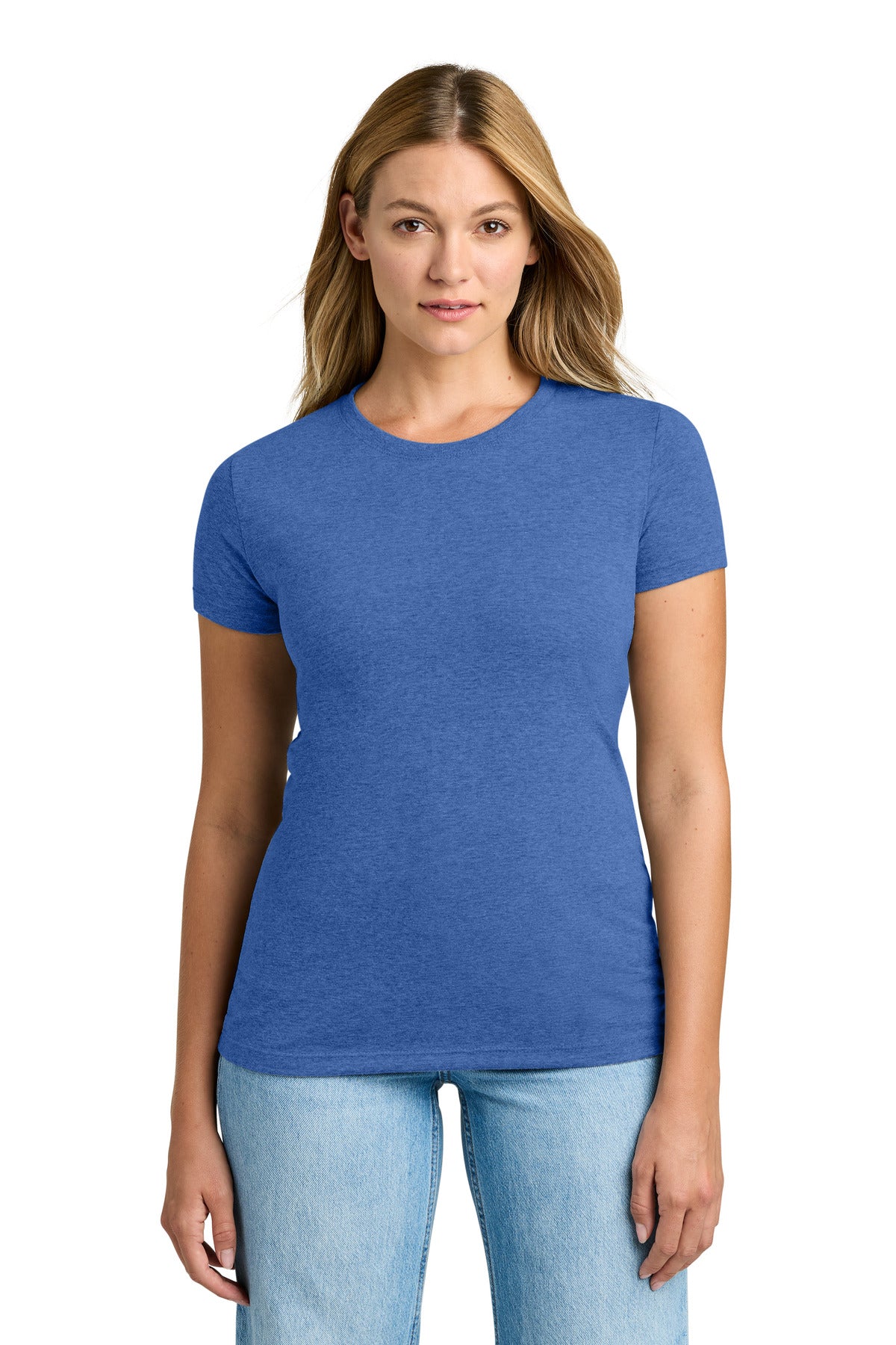 Custom Vintage Royal Women's Tri-Blend Tee NL6710, personalized by SanCanDo Swag in Argyle, TX