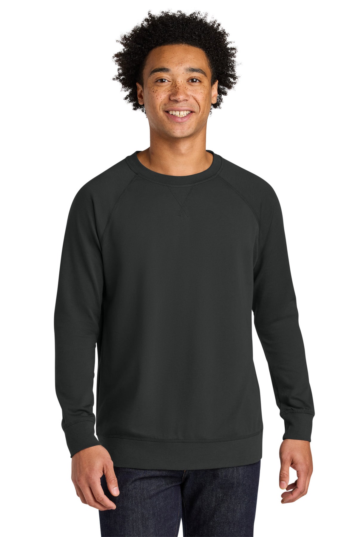 Custom Graphite Black Laguna Raglan Sweatshirt NL9000, personalized by SanCanDo Swag in Argyle, TX