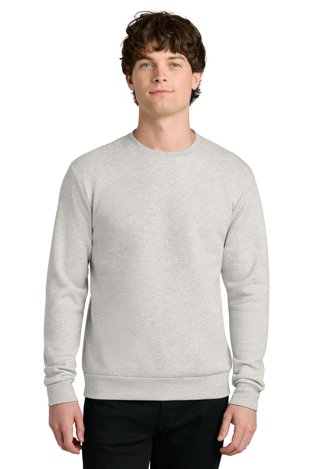 Custom Oatmeal Adult Malibu Crewneck NL9002, personalized by SanCanDo Swag in Argyle, TX