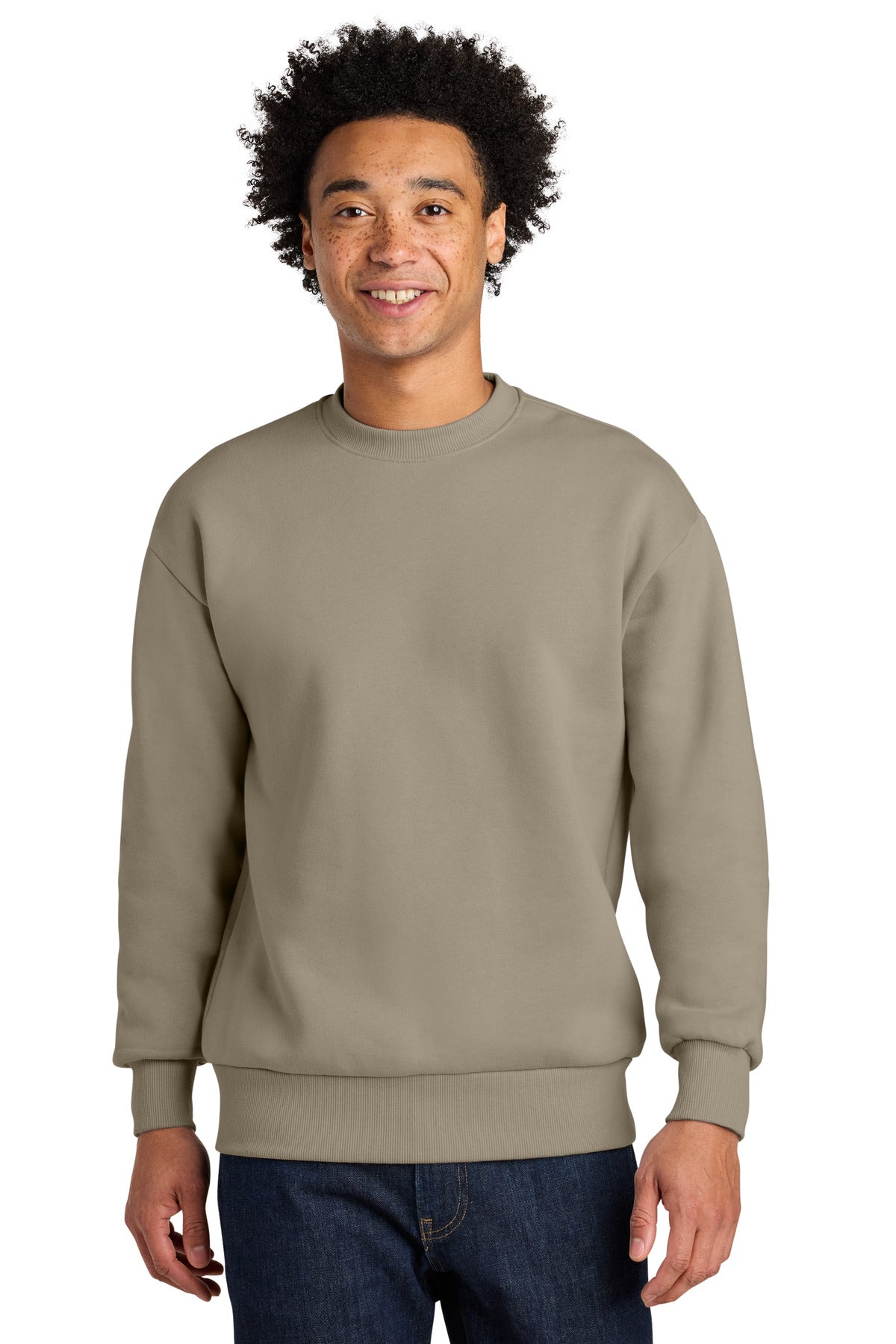 Custom Tan Heavyweight Sweatshirt NL9007, personalized by SanCanDo Swag in Argyle, TX