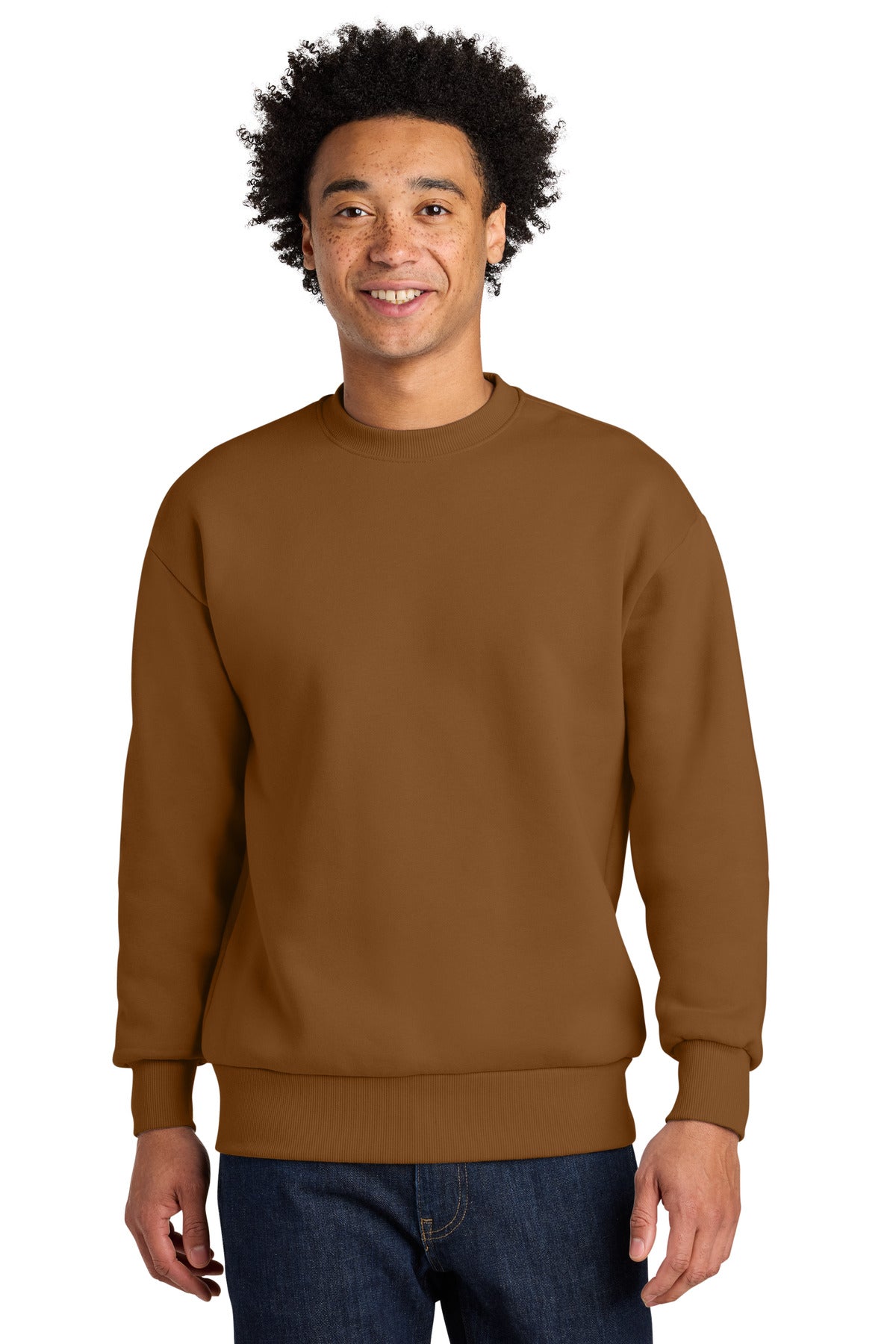 Custom Clay Heavyweight Sweatshirt NL9007, personalized by SanCanDo Swag in Argyle, TX