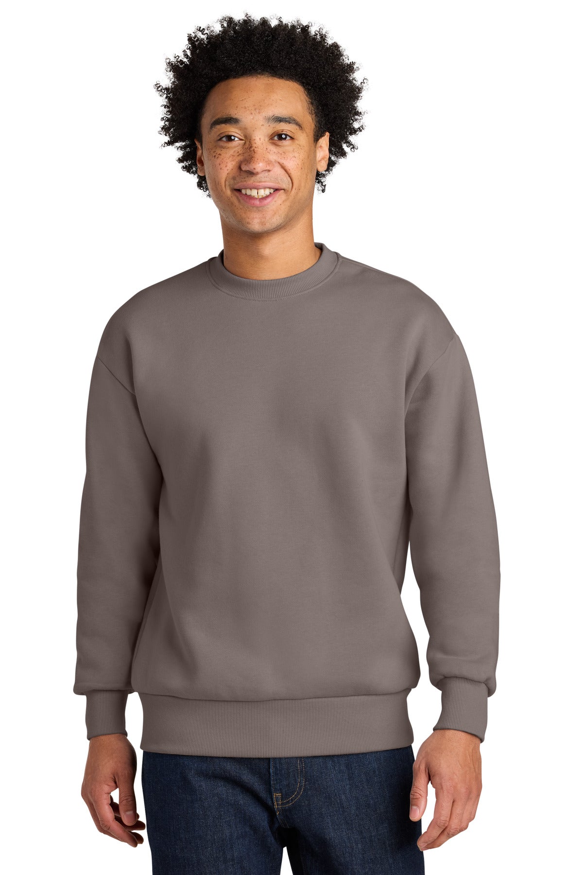 Custom Shiitake Heavyweight Sweatshirt NL9007, personalized by SanCanDo Swag in Argyle, TX