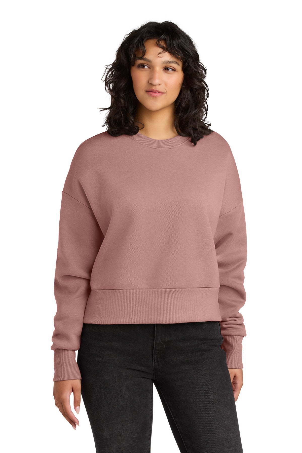 Custom Desert Pink Women's Heavyweight Sweatshirt NL9087, personalized by SanCanDo Swag in Argyle, TX