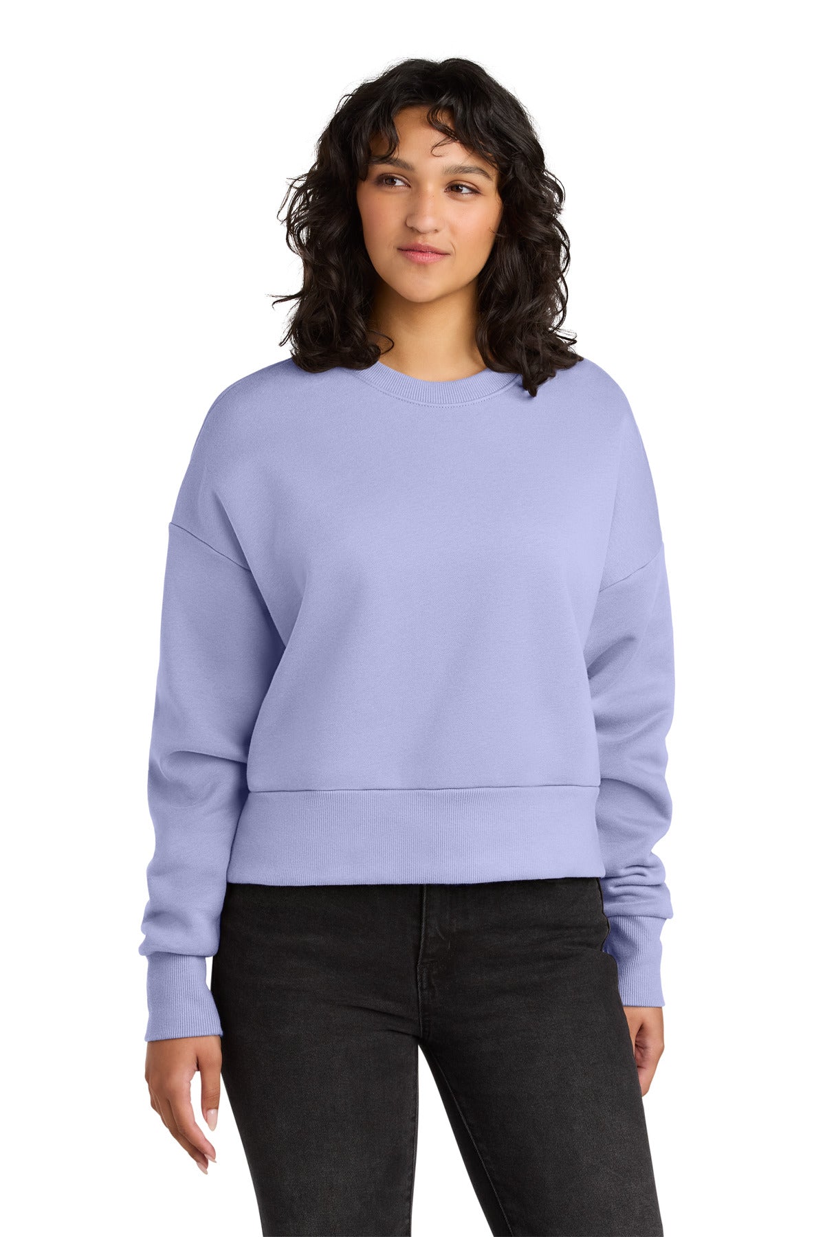 Custom Lavender Women's Heavyweight Sweatshirt NL9087, personalized by SanCanDo Swag in Argyle, TX