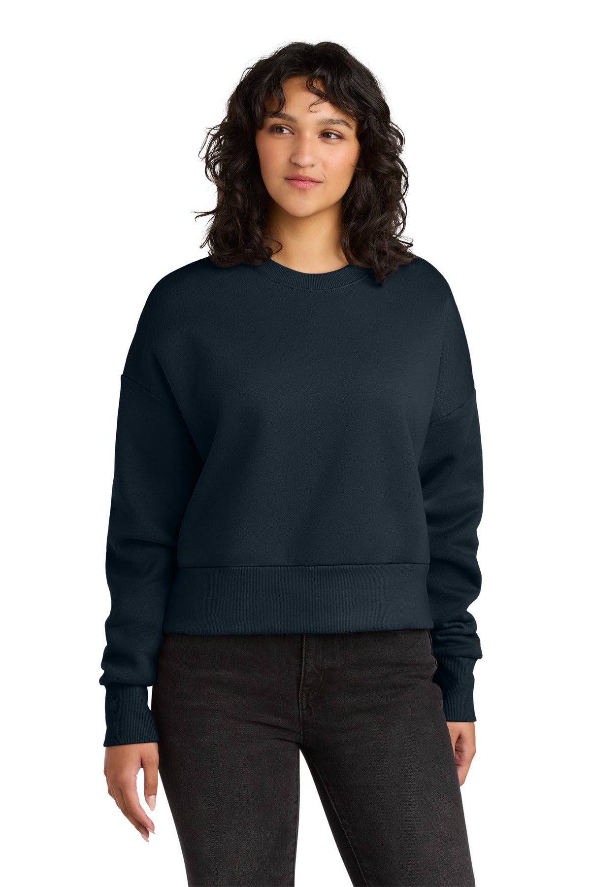 Custom Midnight Navy Women's Heavyweight Sweatshirt NL9087, personalized by SanCanDo Swag in Argyle, TX