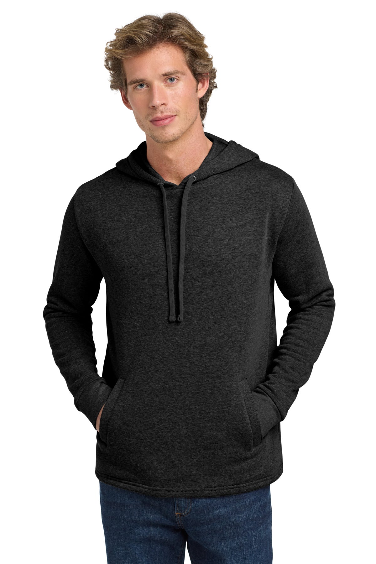 Custom Heather Black Adult Malibu Pullover Hoodie NL9300, personalized by SanCanDo Swag in Argyle, TX