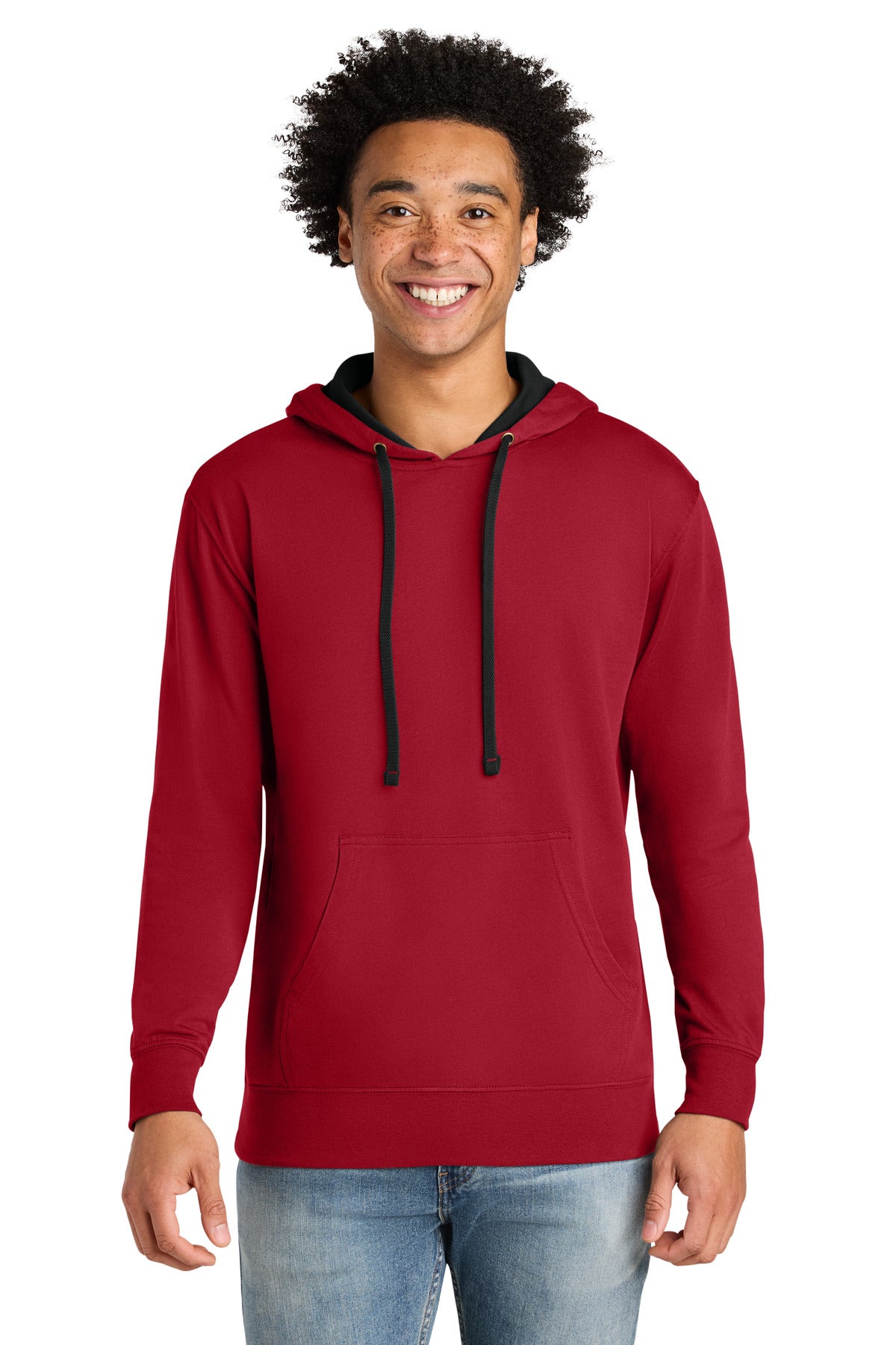 Custom Red/ Black Laguna Hoodie NL9301, personalized by SanCanDo Swag in Argyle, TX