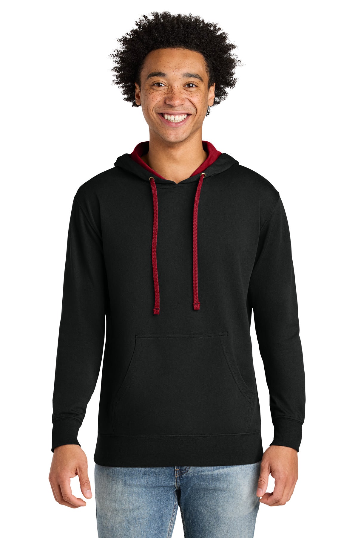 Custom Black/ Red Laguna Hoodie NL9301, personalized by SanCanDo Swag in Argyle, TX