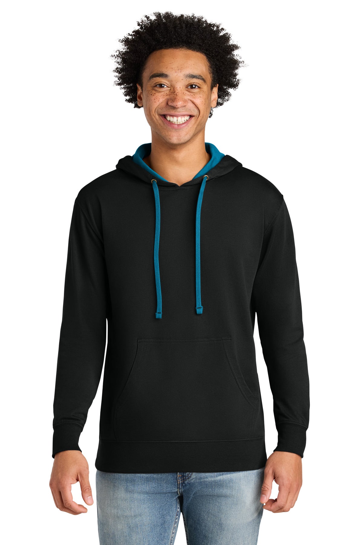 Custom Black/ Turquoise Laguna Hoodie NL9301, personalized by SanCanDo Swag in Argyle, TX