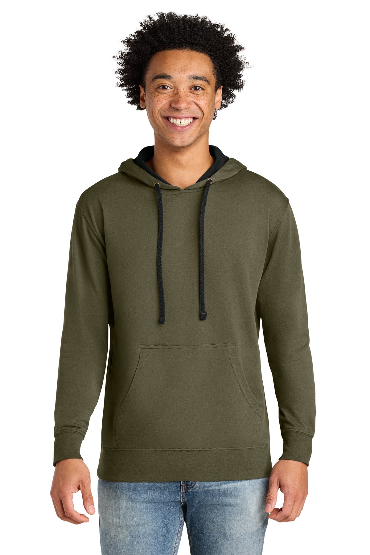 Custom Military Green/ Black Laguna Hoodie NL9301, personalized by SanCanDo Swag in Argyle, TX