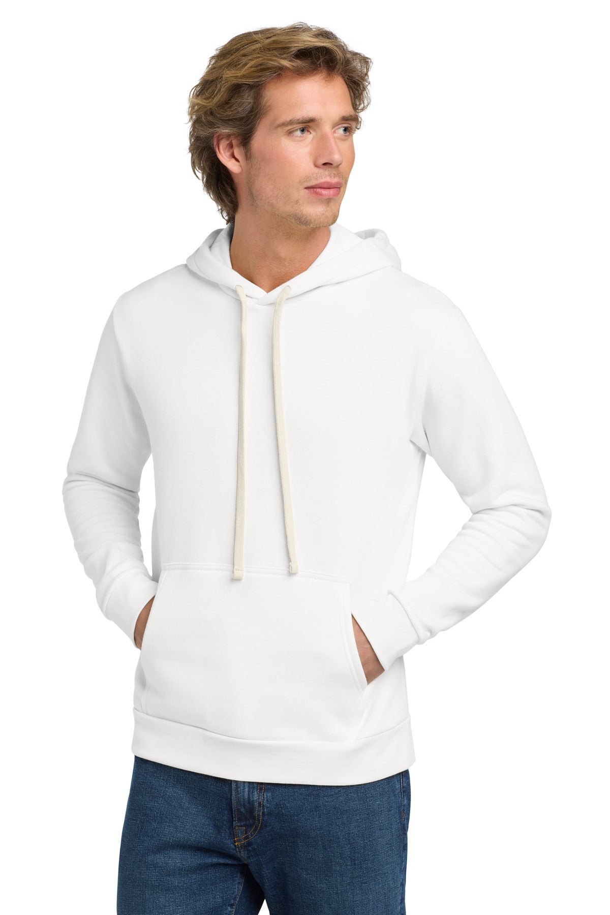 Custom White Adult Santa Barbara Pullover Hoodie NL9303, personalized by SanCanDo Swag in Argyle, TX
