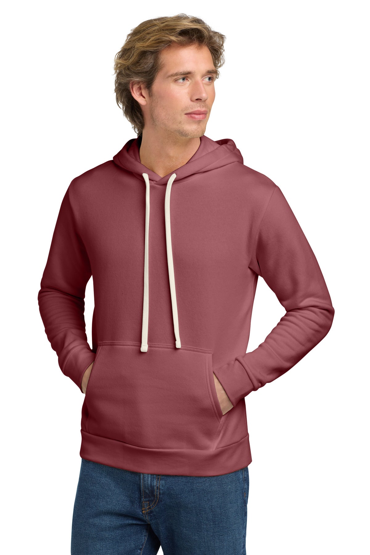 Custom Mauve Adult Santa Barbara Pullover Hoodie NL9303, personalized by SanCanDo Swag in Argyle, TX
