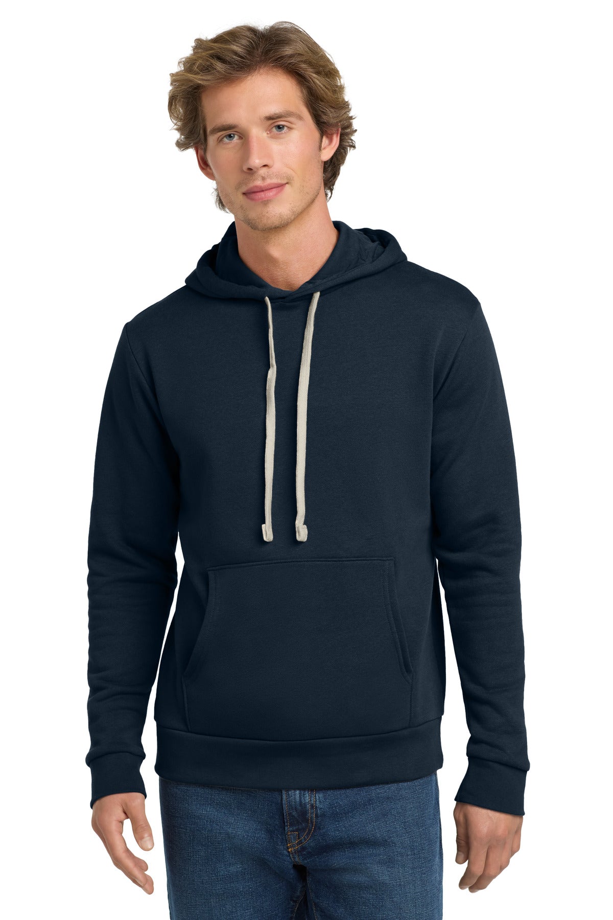 Custom Midnight Navy Adult Santa Barbara Pullover Hoodie NL9303, personalized by SanCanDo Swag in Argyle, TX
