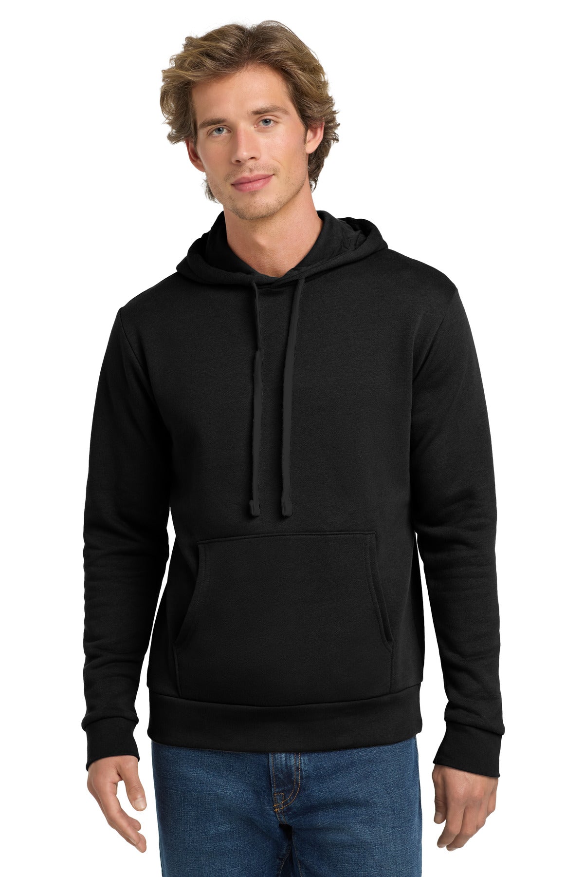 Custom Black On Black Adult Santa Barbara Pullover Hoodie NL9303, personalized by SanCanDo Swag in Argyle, TX